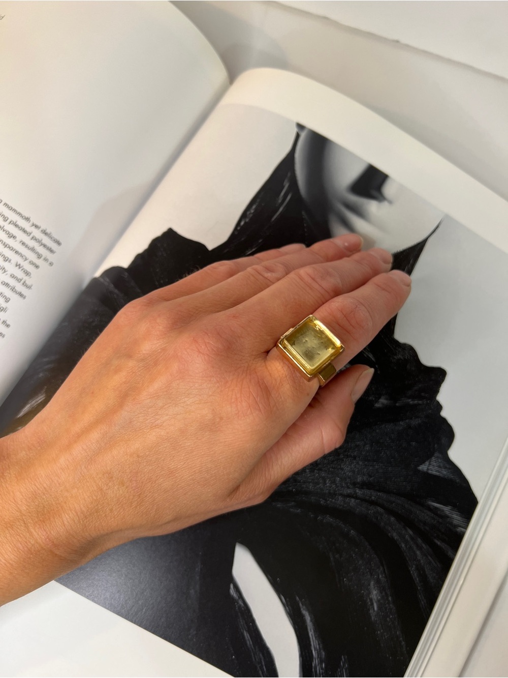 Square Cocktail Ring